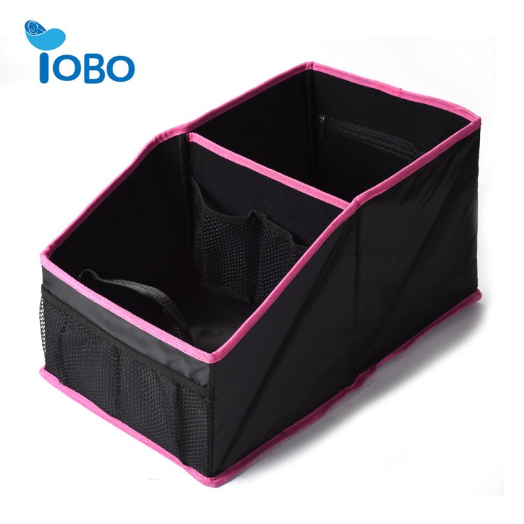 9-Compartment collapsible Car Seat Organizer with Cup Holders For Front Back Passenger Seats Truck and Van