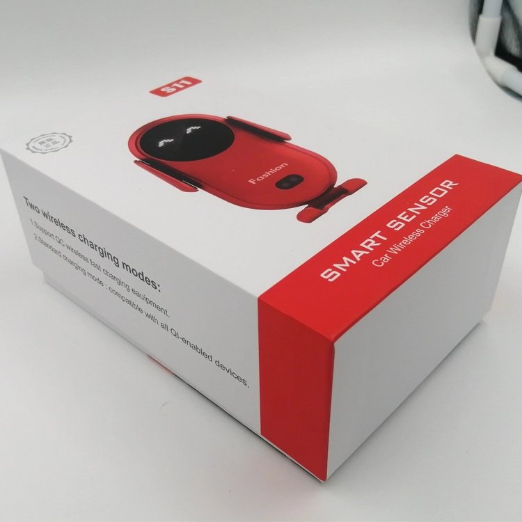 Auto Sensor Intelligent Recognition Car Mobile Phone Holder 10W Fast Qi Mount S11 Car Wireless Charger for iphone Samsung