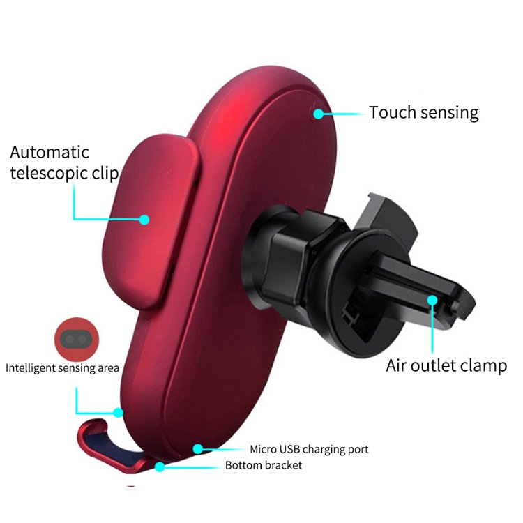 Infrared Automatic Sensing Function Phone Holder 10W 15w Quick Charging Portable Wireless Car Charger