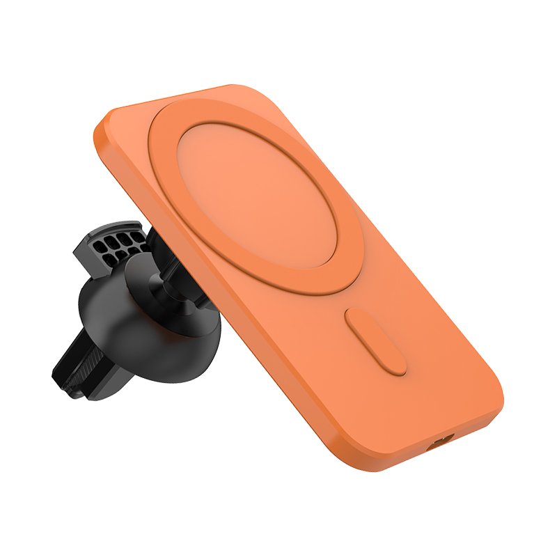 15W Air Vent Clip 360 Chargeur Cellular Mobile Phones 4G Induction Phone Charger Smartphone USB Type C Fast Wireless Car Charger