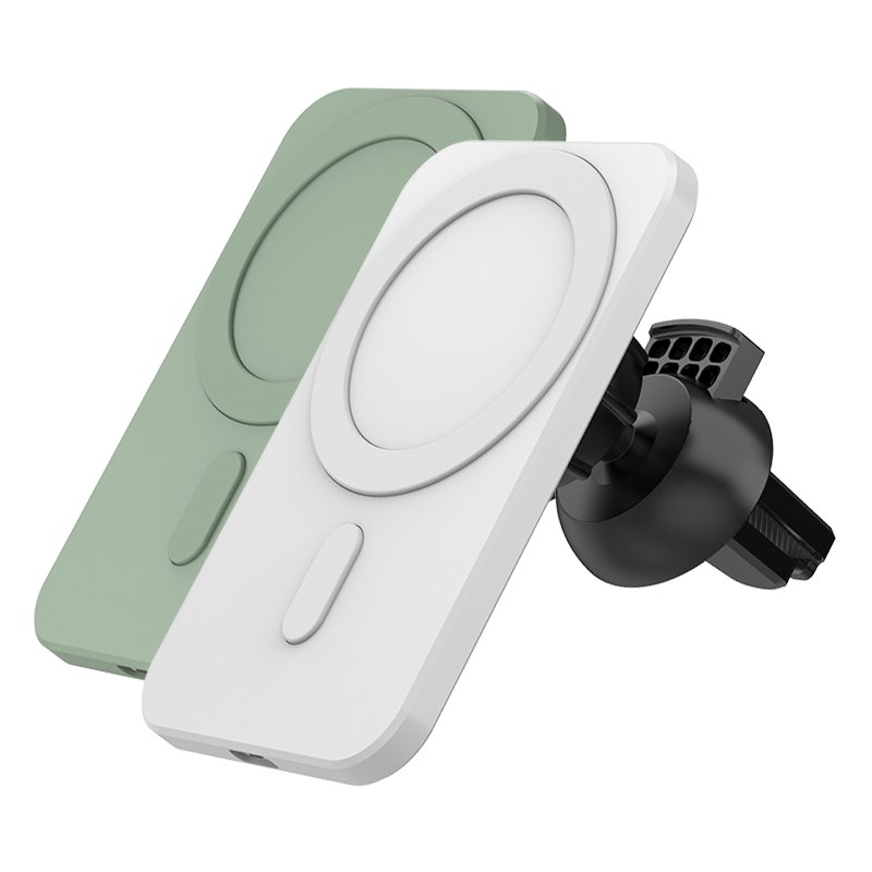 15W Air Vent Clip 360 Chargeur Cellular Mobile Phones 4G Induction Phone Charger Smartphone USB Type C Fast Wireless Car Charger