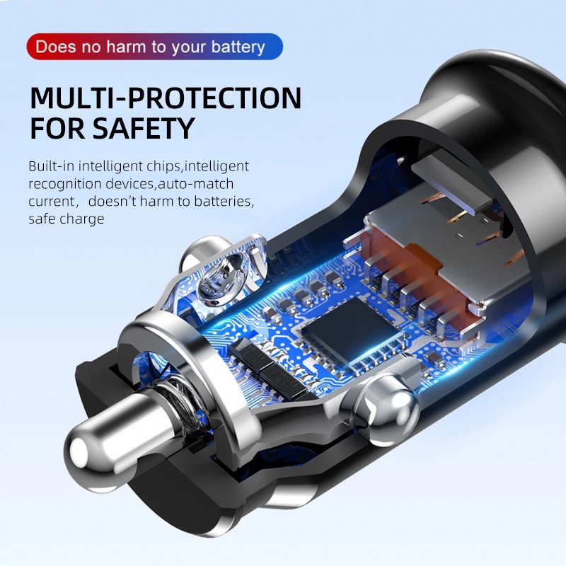 Golden Supplier Single Port Type C Charger Adapter PD 20W Quick Charge Phone Fast Charger Car Charger
