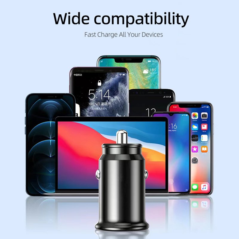 Golden Supplier Single Port Type C Charger Adapter PD 20W Quick Charge Phone Fast Charger Car Charger
