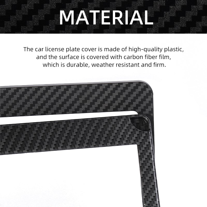 Carbon fiber Design carbon fiber license plate frame USA Number Plate Frame License Holder carbon fiber license plate frame