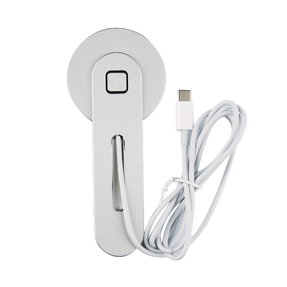 Accessories portable magnetic phone mount monitor side stand bracket 2 in 1 wireless charger laptop side phone holder