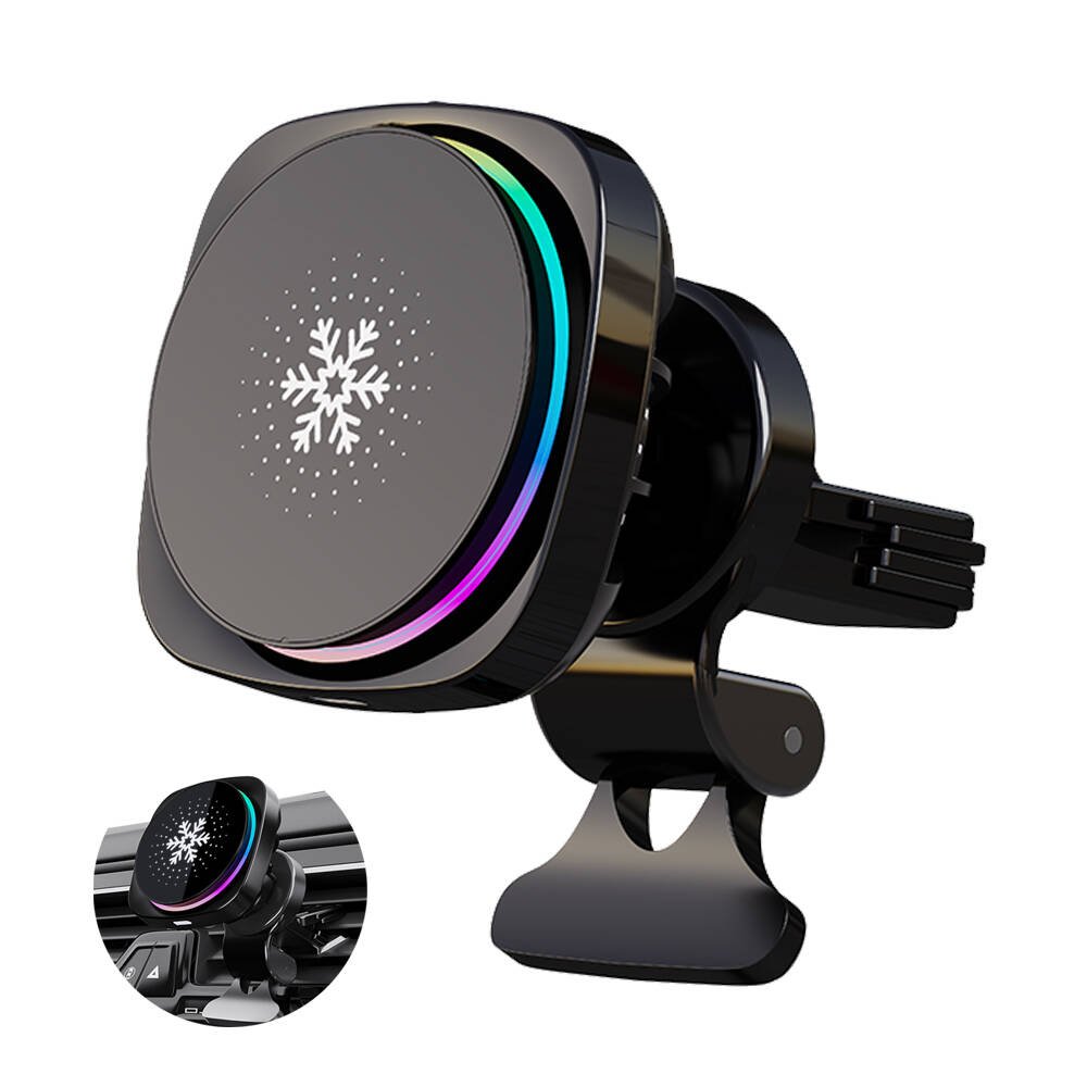 2024 Factory Private Model trending Qi2 Magnetic Wireless Car Charger For Iphone 12 13 15 16 Pro Max