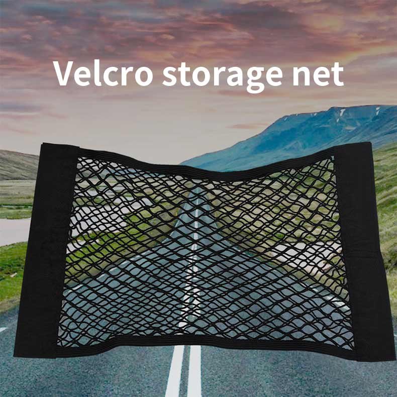 Car Seat Elastic Net Front Seat Organizer Versatile Holds Most Sizes and Shapes Car Organizer Car Purse Holder