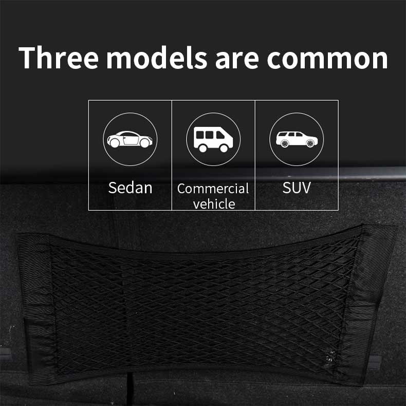 Car Seat Elastic Net Front Seat Organizer Versatile Holds Most Sizes and Shapes Car Organizer Car Purse Holder