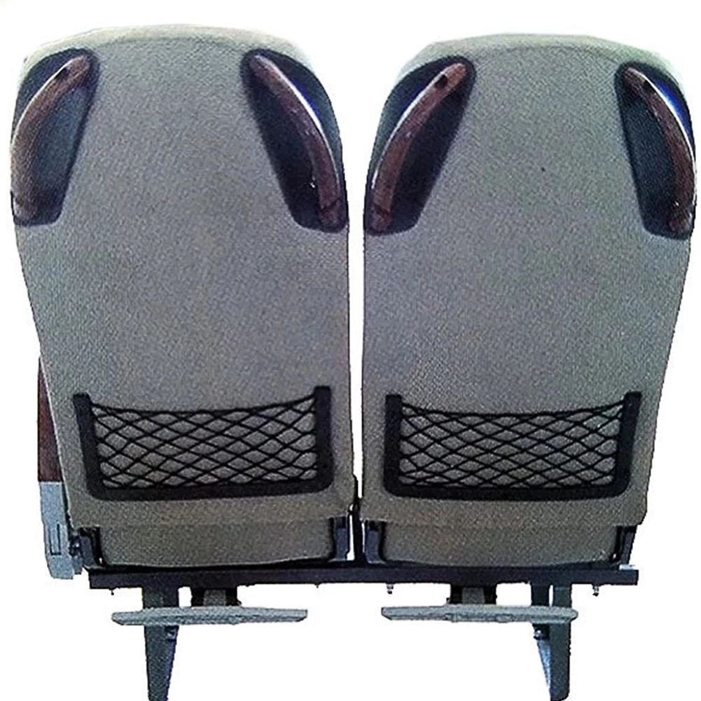 C0572 Universal Auto RV holder Elastic Car Organizer Back Seat Mesh bag pocket Car Storage Net bag with screw