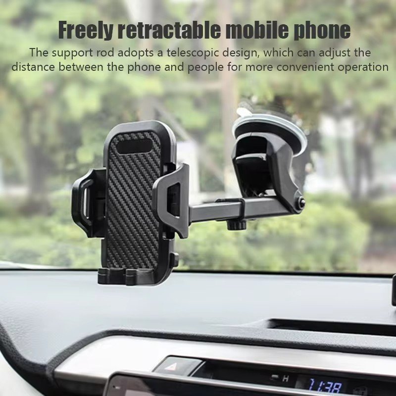 Portable 360° Universal Sucker Car Phone Holder Dashboard Mobile Cell Support Bracket Windshield Phone Holder