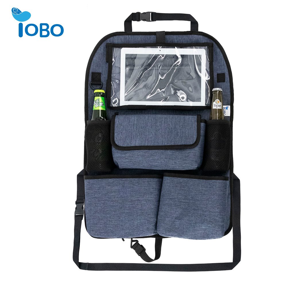 High Quality Custom LOGO OEM Factory Multifunctional Car Backseat Organizers suv car front seat organizer with Touch Screen