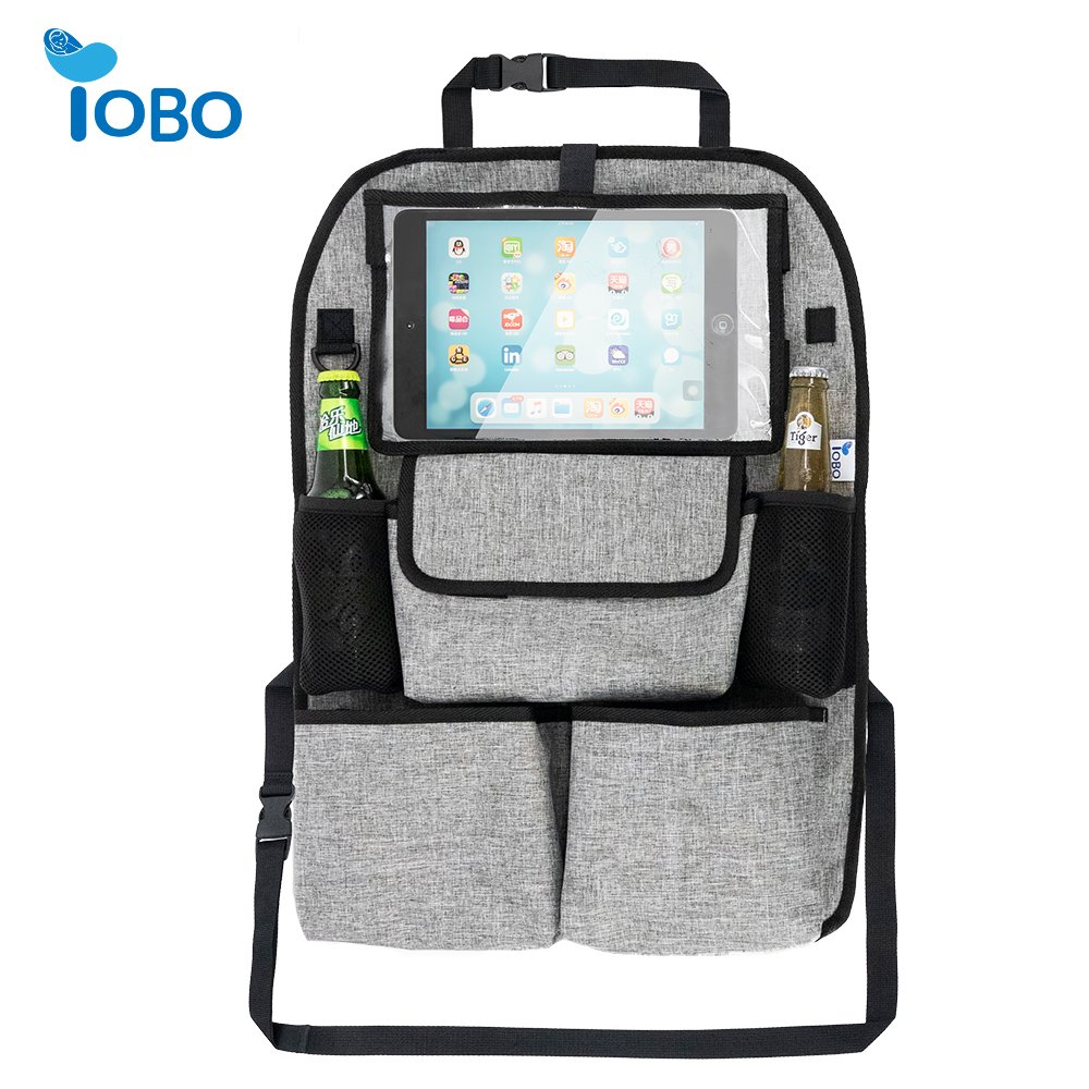 High Quality Custom LOGO OEM Factory Multifunctional Car Backseat Organizers suv car front seat organizer with Touch Screen