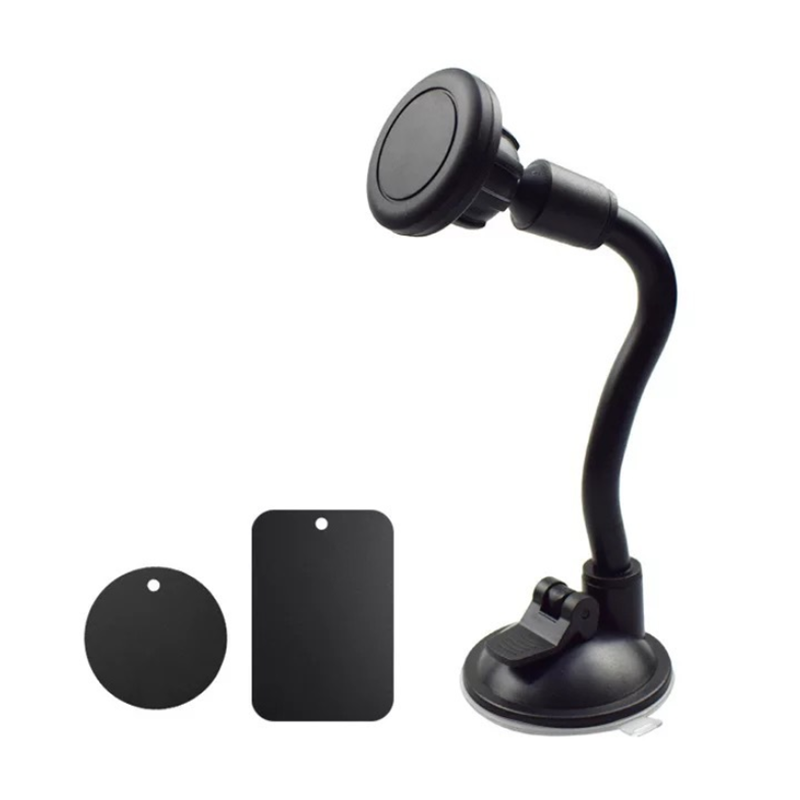 Magnetic car holder flexible gooseneck phone stand holder suction cup window windshield cell phone holder