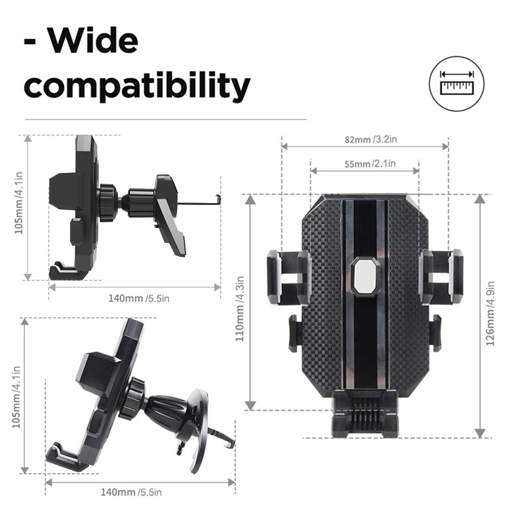 New Ideas Knob Type Car Air Conditioner Air Outlet Navigation Mobile Phone Holder Universal 360 Degree Rotatable Phone Holder