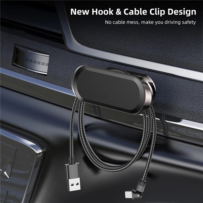 Super Strong 8 PCS Magnetic 360 Rotating Car Phone Holder For iPhone 14 13 12 Pro Max Magnet GPS Car Support Mount