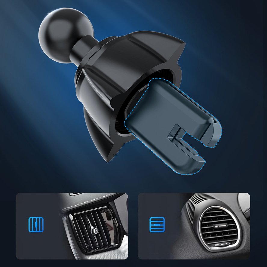 LDNIO MW21-1 15W Fast Charge Auto Clamping Wireless Car Charger Phone Holder Retractable Phone Holder For Mobile Phone