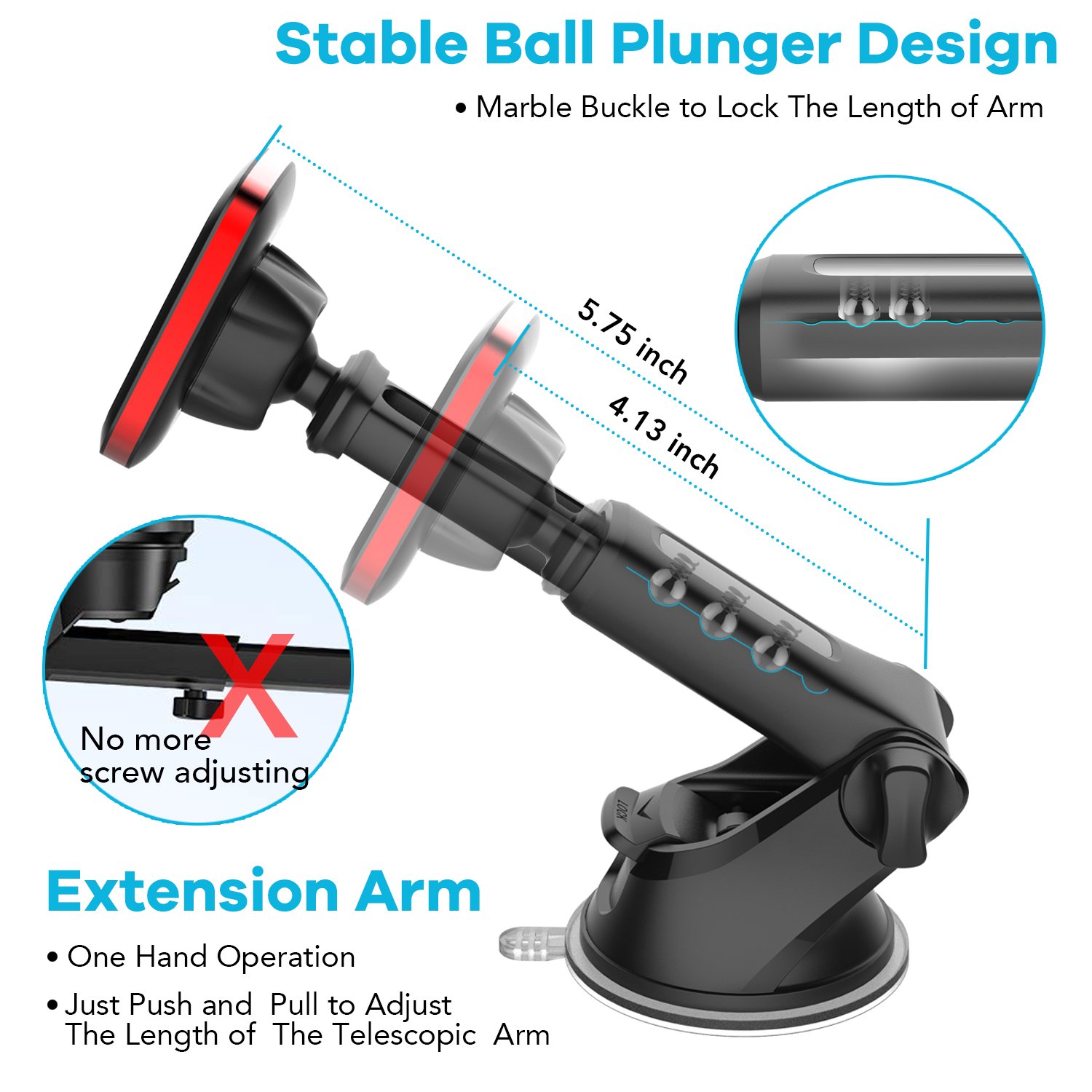 2021 Universal car phone holder for windshield dashboard hot magnetic phone holder