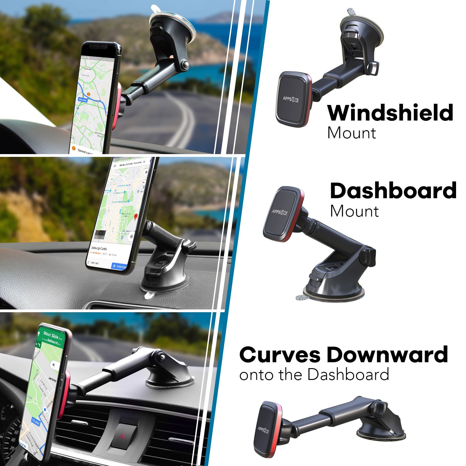 2021 Universal car phone holder for windshield dashboard hot magnetic phone holder
