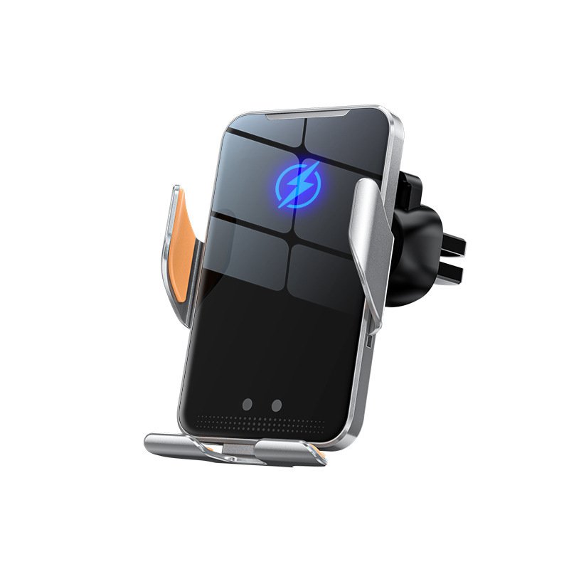 Metal Car Mount Smart Wireless Car Phone Stand Universal Mobile Phone Holder for Cars 15w Charging Holder