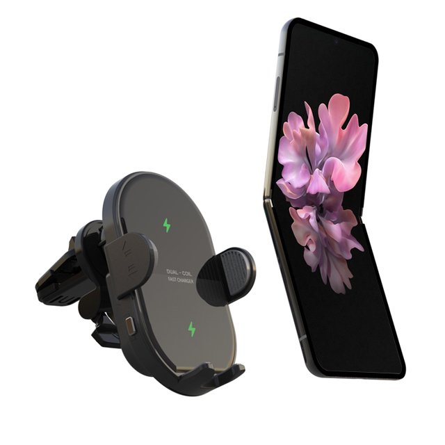 15w Fast Charger Wireless Car Mount Phone Holder Air Vent Automatic-clamping Car Wireless Charger