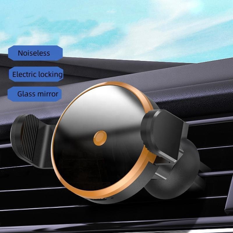 Jiesen New Car Air Outlet Navigation Smart Electric Wireless Fast Charging Car Mobile Phone Holder