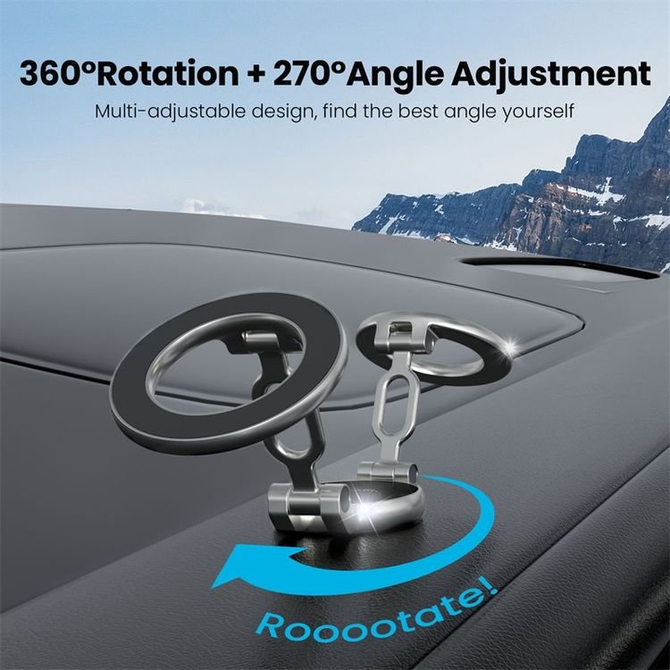 Vyvylabs Hot Selling Z01 Rotation Magnetic Car Holderfoldable car holder