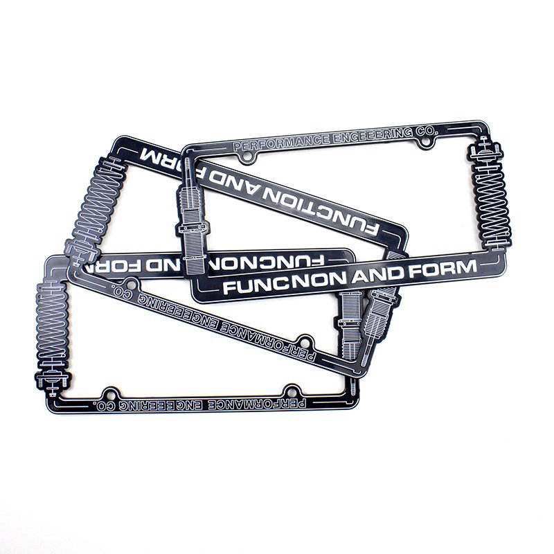 Top Custom Design Car License Plate Frame US Custom Number Metal License Plate Frame Plate Holder Cover Wholesale License Frame