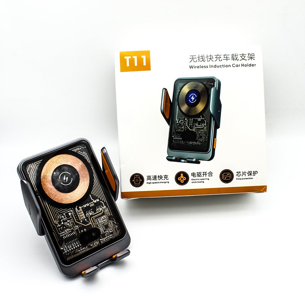 New Design Magnetic Car Wireless Charger 15 W Mobile Phone Car Phone Holder Coil Induction