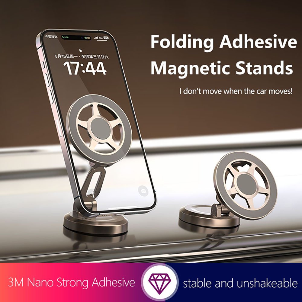 trending products 2024 arrivals new magnetic car phone holder folding dashboard window glass universal car accessories