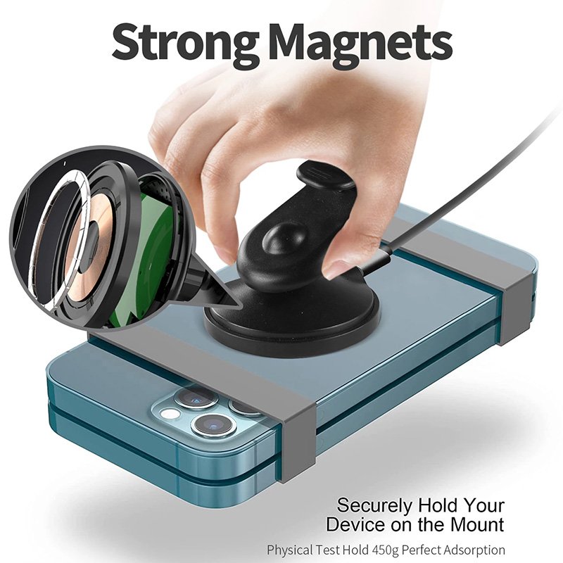 Air Vent Vehicular Charger Magnetic Car Phone Holder Wireless Charger Mobile Phone 15W Telefono Technology TYPE-C 8mm 50g CN;GUA