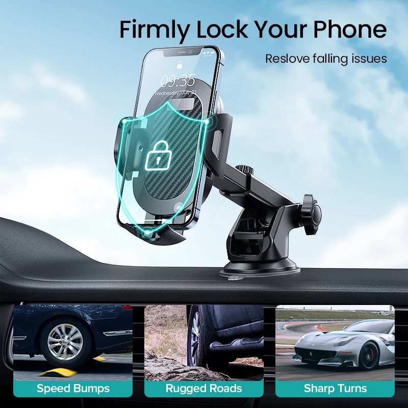 360 Degree Rotatable Adjustment Mount Flexible Universal Dashboard Car Truck Mobile car phone holder