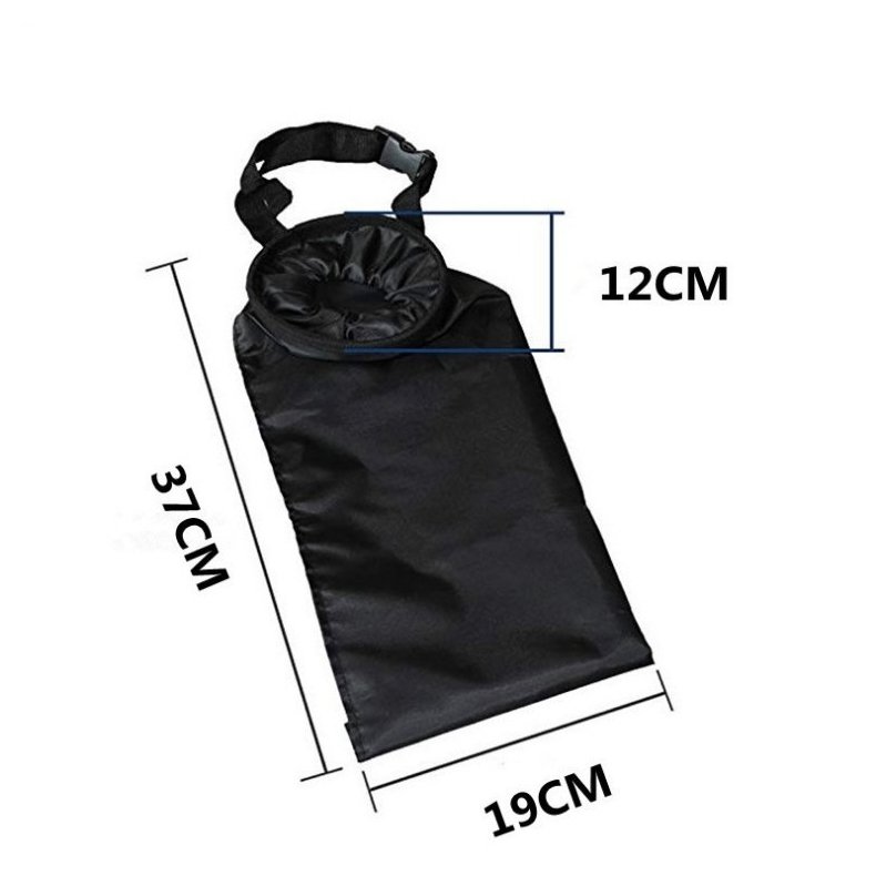 Low Price Car Trash Bag Holder with Logo Print Washable Seat Back Hanging Garbage Bag for Storage Promotion Usage Car Storage