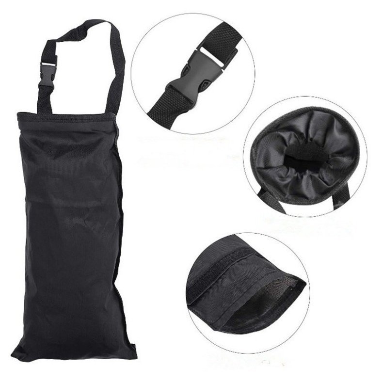 Low Price Car Trash Bag Holder with Logo Print Washable Seat Back Hanging Garbage Bag for Storage Promotion Usage Car Storage