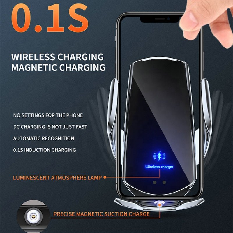 Q3 Car Wireless Charger Magnetic Car Air Vent Mount Holder Mobile Phone Holder 15W Qi Wireless Charger
