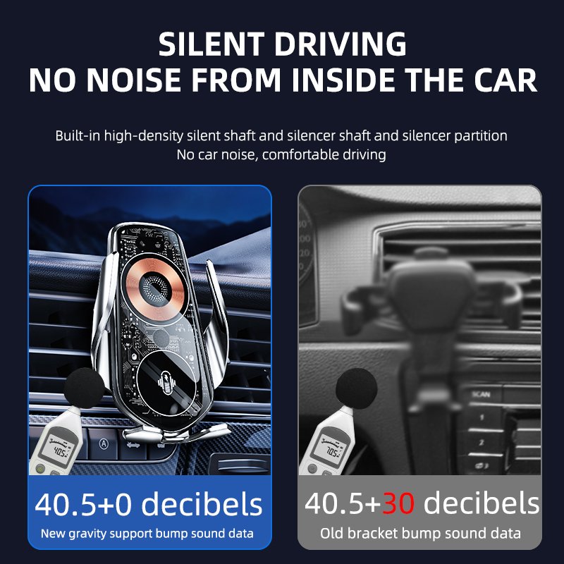 2023 universal air vent magnetic car phone holder mount mobile phone accessory magnetic wireless charging mobile car holder