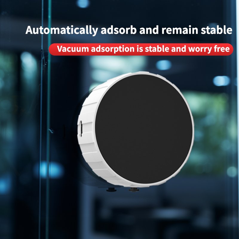 2024 New Customized Upgrade Glass Strong Vacuum Suction Cup Magnetic Car Holder For Mobile Phone 2 Sides Universal Wall Holder