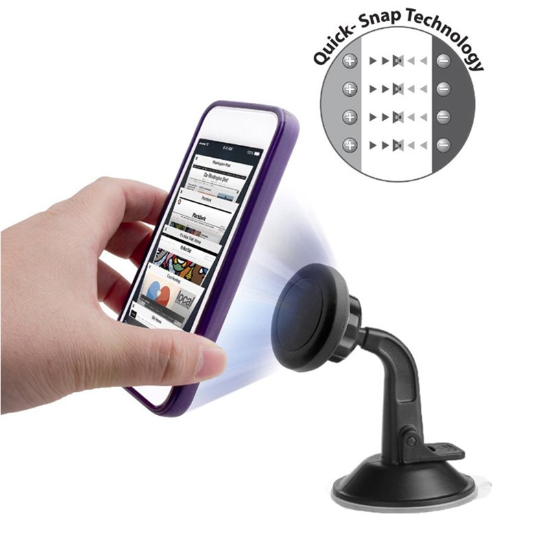 360 Rotating Long Arm Universal 360 Degree Magnetic Car Mobile Phone Holder