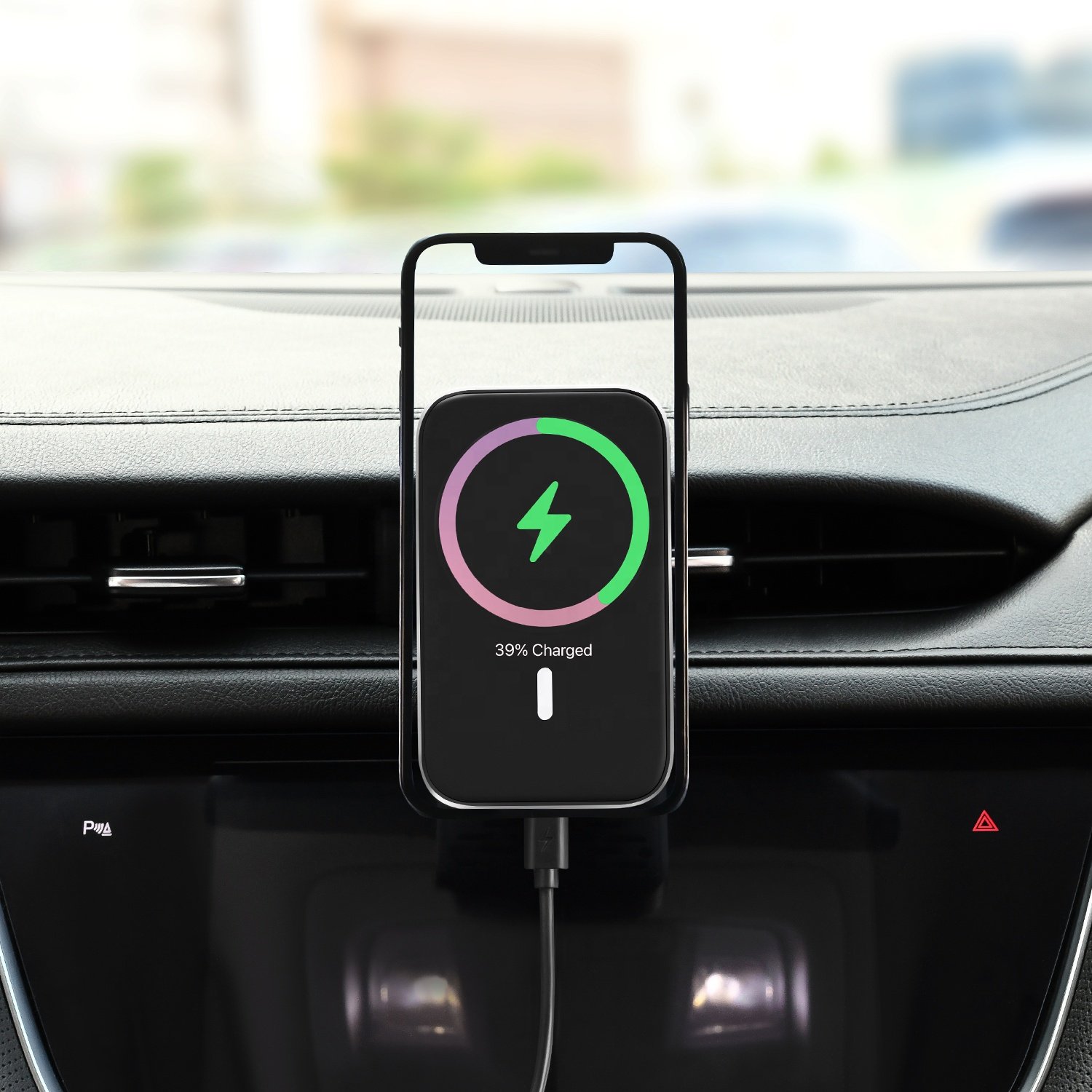 2021 15W Magnetic Wireless Car Charger Wireless Mobil Phone Charger For Car