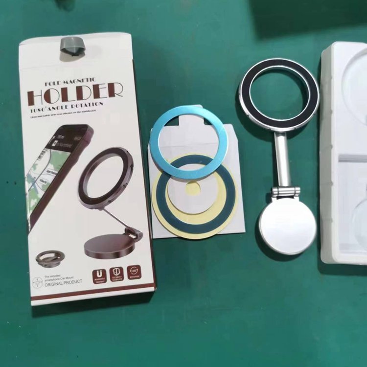 Portable Foldable Car Mount Stand Strong Magnetic Mobile Phone Holder