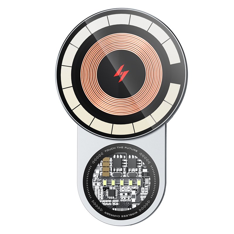 A8 wireless car charger fast charging phone holder transparent car mobile holder and wireless charger