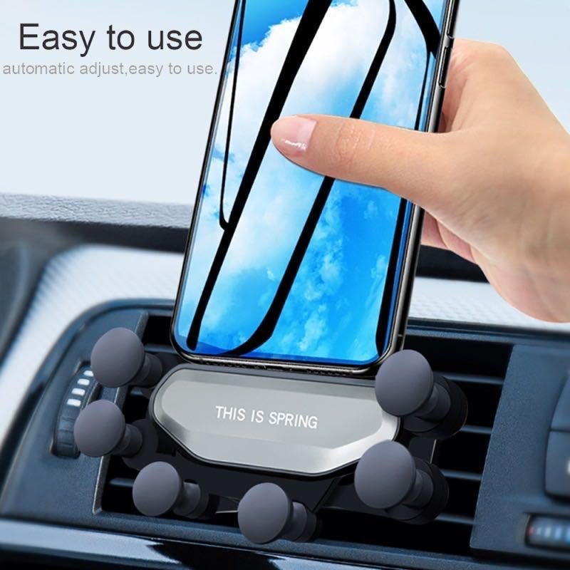 SHODA Universal Mobile Phone Gravity Car Air Vent Clip Mount Phone Holder For car