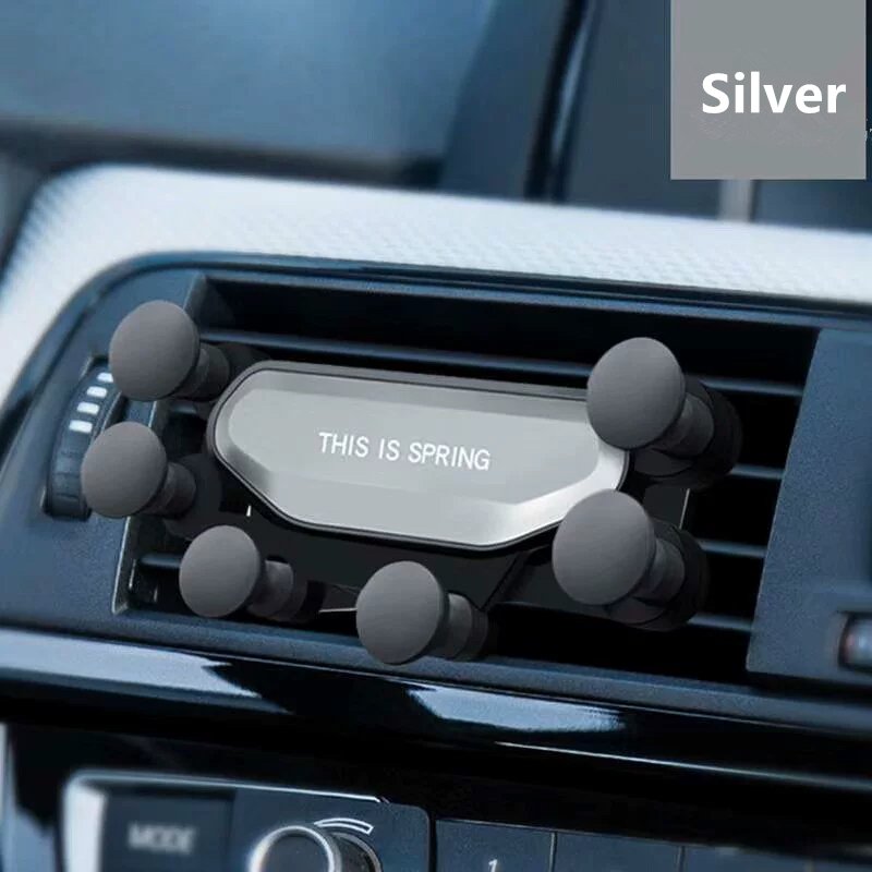 SHODA Universal Mobile Phone Gravity Car Air Vent Clip Mount Phone Holder For car