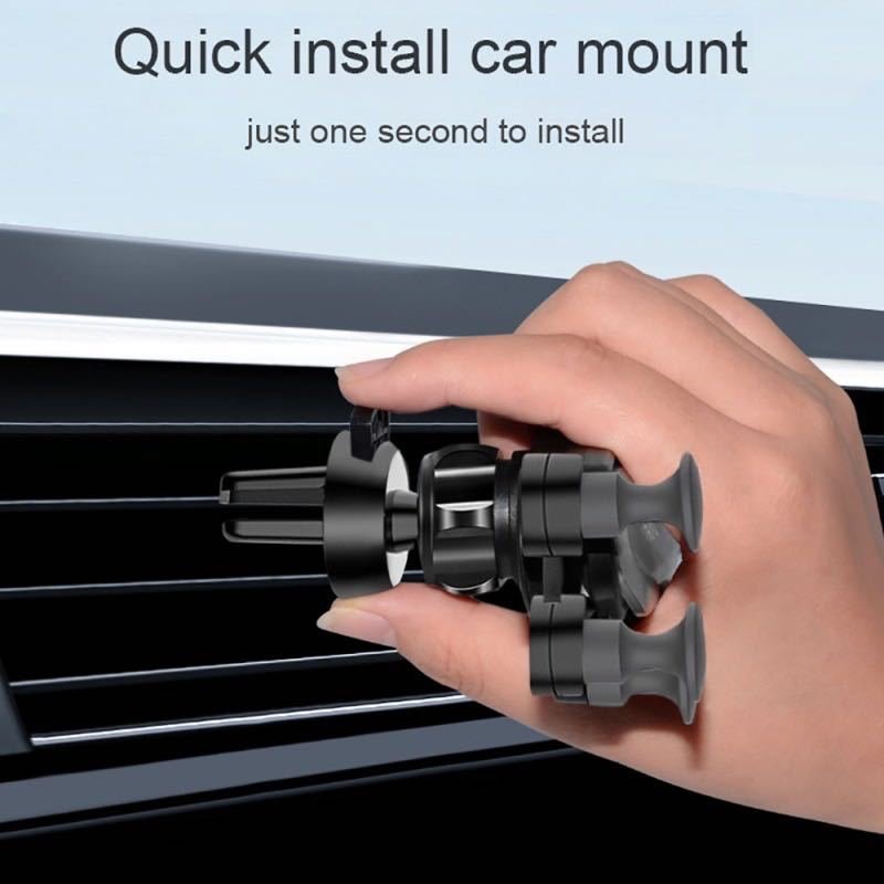 SHODA Universal Mobile Phone Gravity Car Air Vent Clip Mount Phone Holder For car
