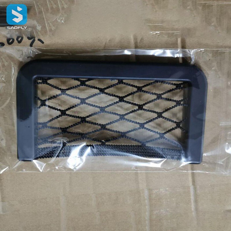 Universal Car sticker net pocket mobile phone holder car storage bag organizer back seat mesh bag pocket