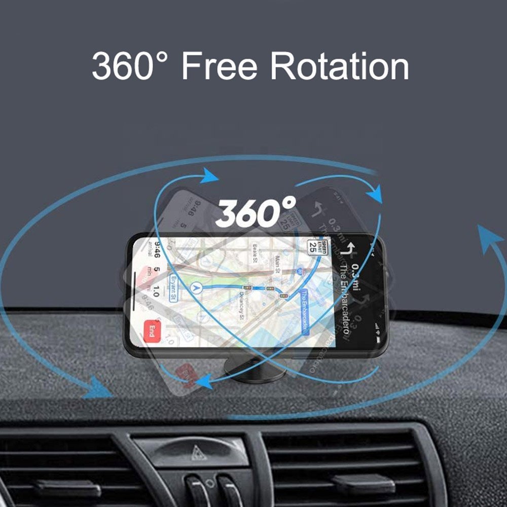 Universal Portable Durable 360 Degree Air Vent Magnetic Car Dashboard Mount Phone Stand Mobile Phone Car Holder