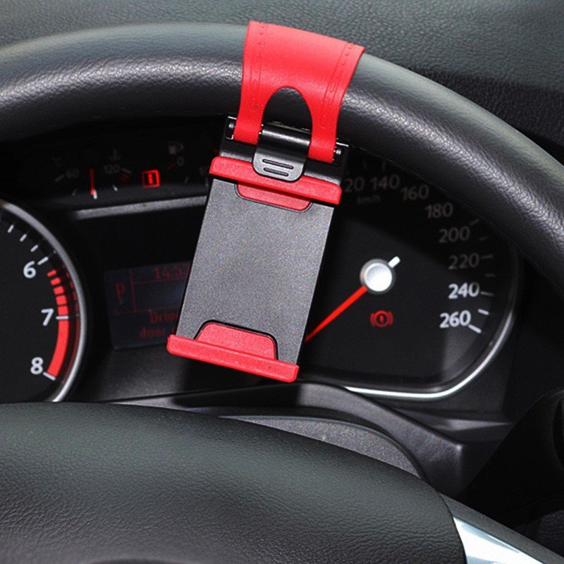 Universal Car Steering Wheel Clip Mount Holder For Mobile Phone Gps Car Steering Wheel Phone Clip/steering wheel phone holder