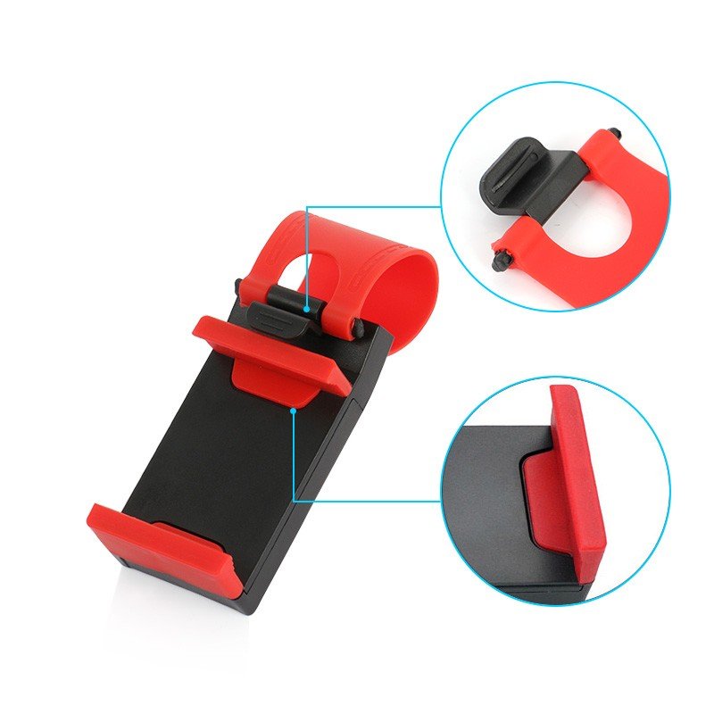 Universal Car Steering Wheel Clip Mount Holder For Mobile Phone Gps Car Steering Wheel Phone Clip/steering wheel phone holder