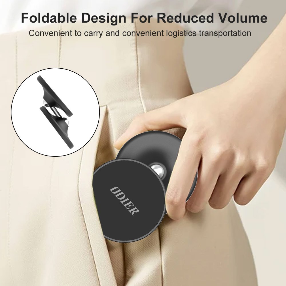 New Trending Magnetic car phone holder mount 10 magnets double magnetic cell phone holder mobile stand magnetic car holder