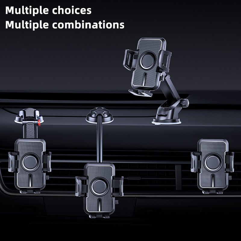 Gooseneck Stable Phone Holder for Car Easy Clamp Cell Phone Car Mount Air Vent Universal Phone Holder