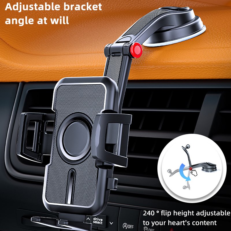 Gooseneck Stable Phone Holder for Car Easy Clamp Cell Phone Car Mount Air Vent Universal Phone Holder